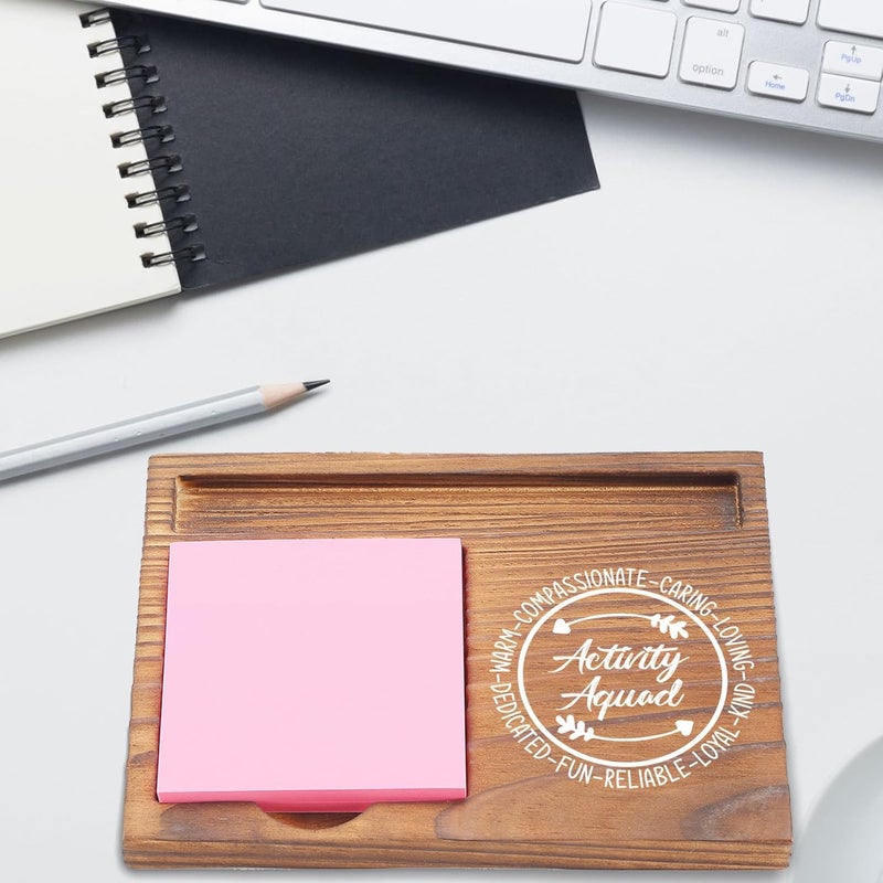 EFFJNSG Activity Squad Gifts Sticky Note Holder, Appreciation Gift for Activity Directors, Healthcare Workers, Medical Professionals Graduation Retirement Desk Organizer EDP162 - Image 2
